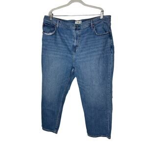 Abercrombie & Fitch Blue Straight Leg Jeans
